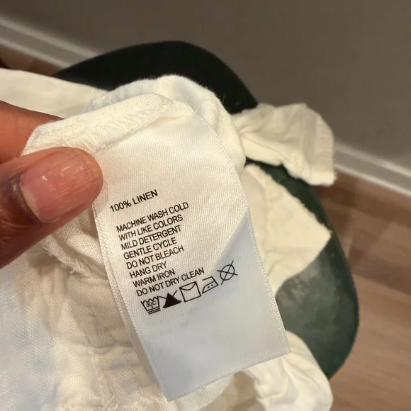 New Tommy Bahama White Frayed Hem Jean Jacket - Picture 5 of 5